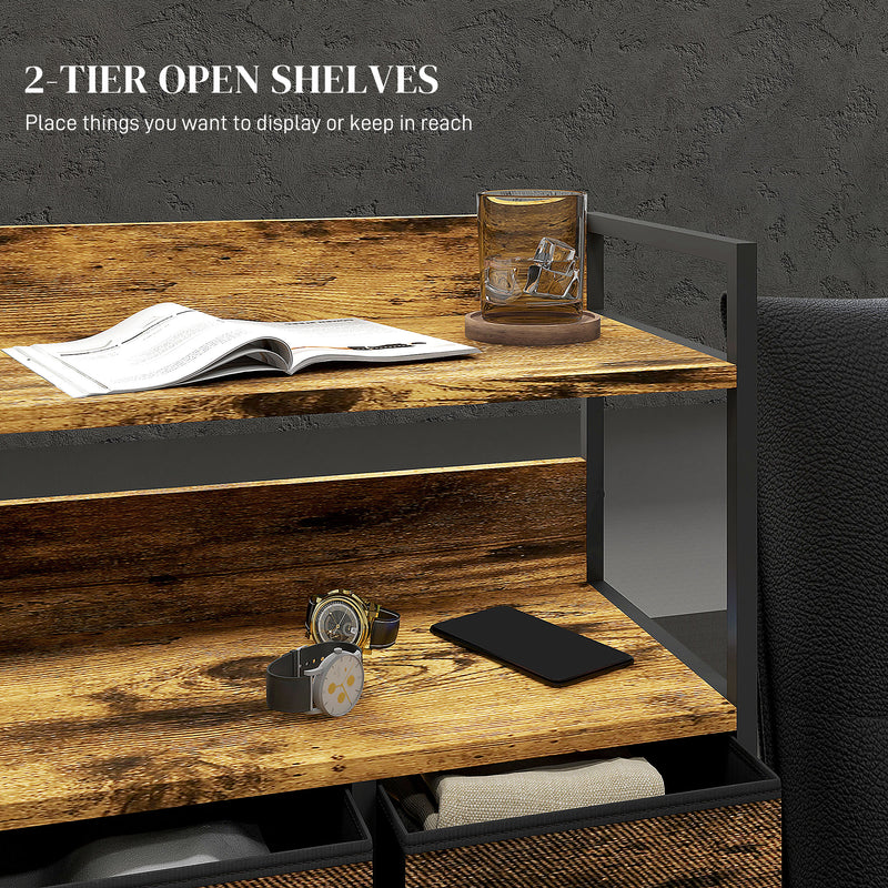 Rustic 7-drawer storage unit – image 5