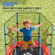Kids trampoline with enclosure – image 7