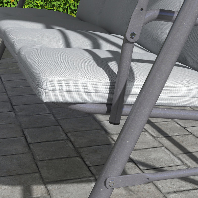 Light grey 3-seater swing – image 9