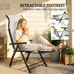 Folding reclining garden chairs – image 5