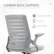 Grey mesh work chair – image 6