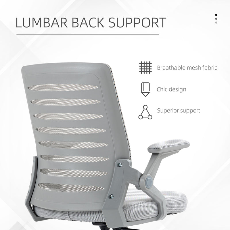 Grey mesh work chair – image 6