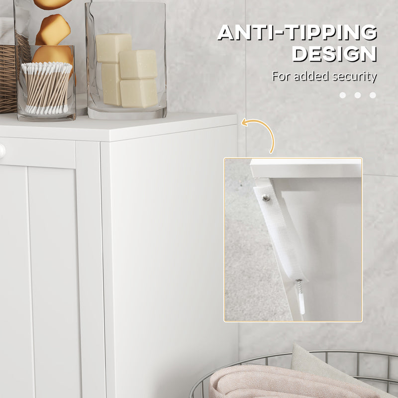 Laundry hamper cabinet – image 6