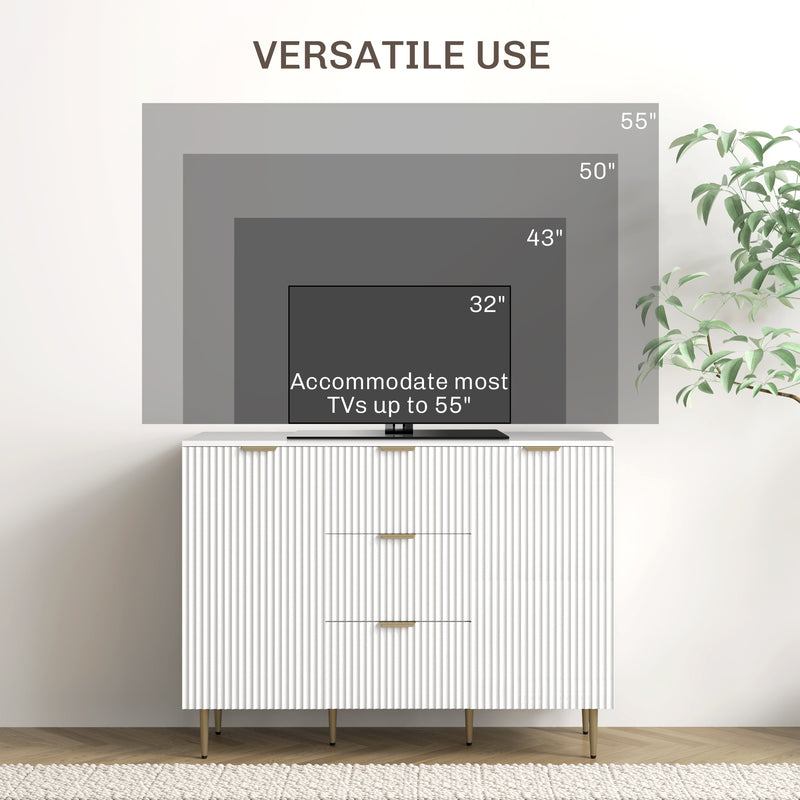 White fluted sideboard – image 6