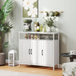 Industrial sideboard with open shelf – image 7