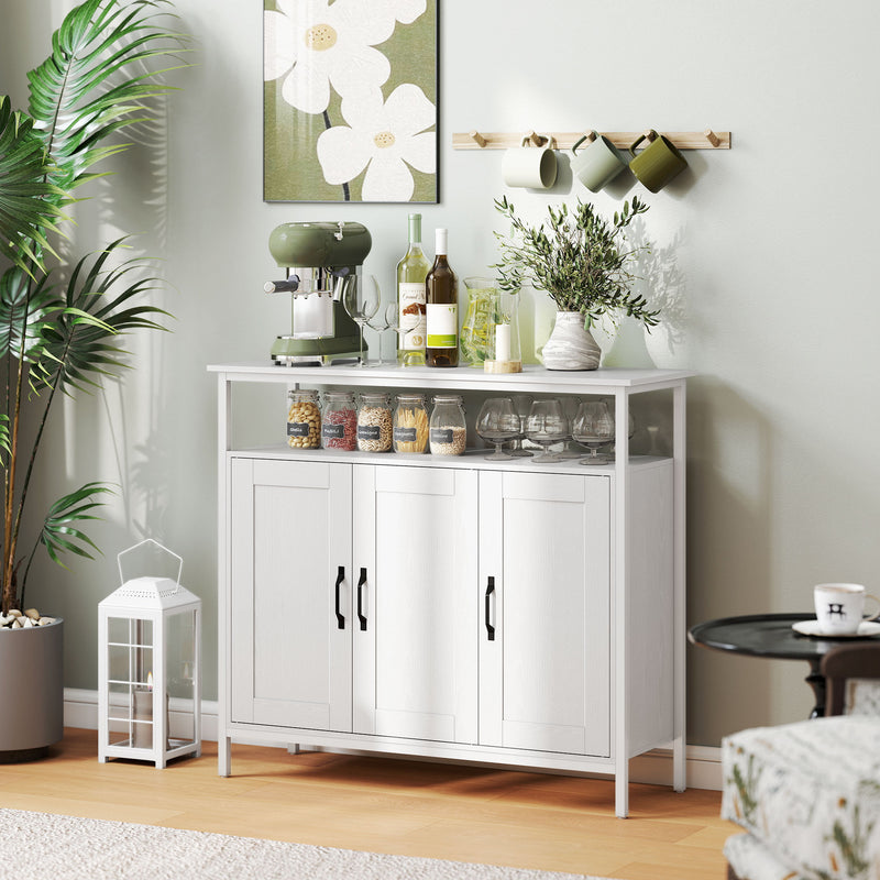Industrial sideboard with open shelf – image 7