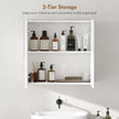Double-door mirror bathroom cabinet – image 4