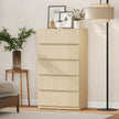 HOMCOM Chest of Drawers, 5-Drawer Storage Cabinets, Modern Dresser, Storage Drawer Unit for Bedroom – view 6