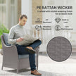 Rattan garden armchairs – image 4