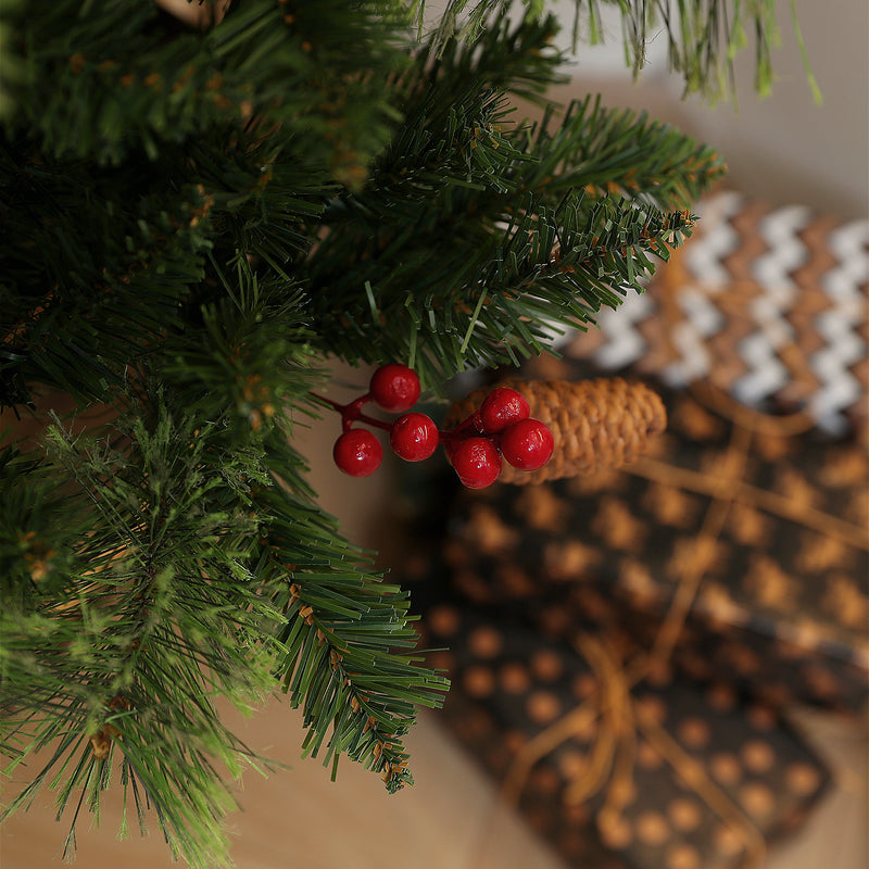 4ft pre-lit Christmas tree with retro base – image 9