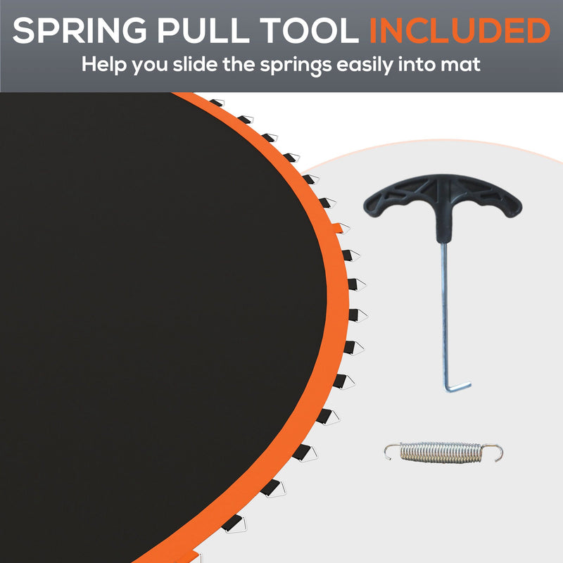 Orange 12ft trampoline mat – image 6