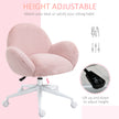 Fluffy faux fur tub desk chair – image 4