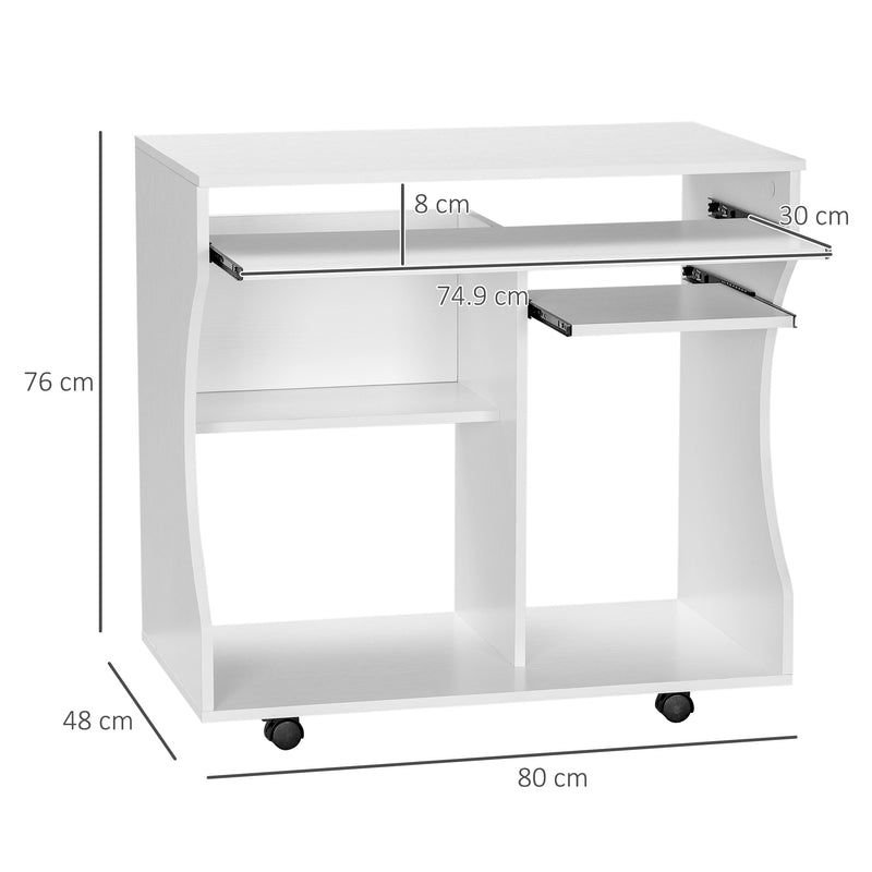 Compact mobile computer desk – image 3