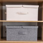 Fabric Storage Box for Clothes - Dorm Room Organizer
