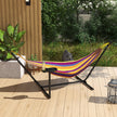 Outsunny 9.4ft Hammock Stand with Side Tray Stand, Steel Frame Hammock Net Stand, for String-style, Brazilian-style – view 10