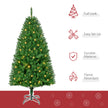 5ft warm white pre-lit Christmas tree – image 4