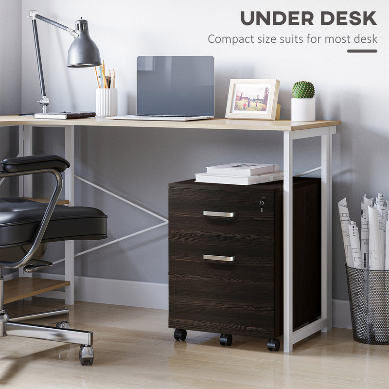 2-drawer lockable filing cabinet – image 5