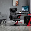 Pedestal gaming chair with headrest – image 2