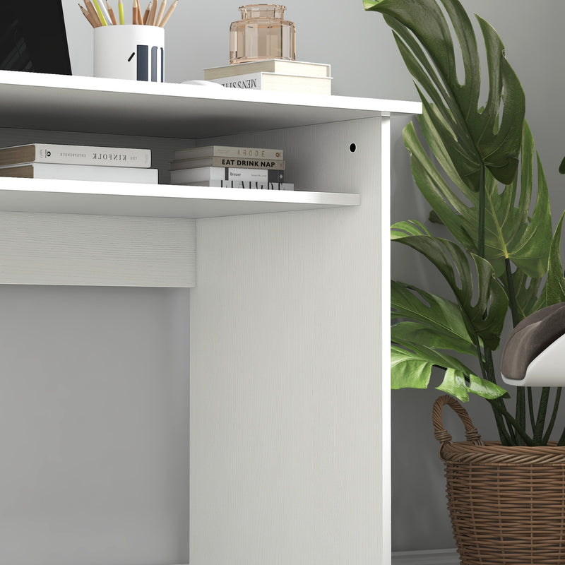 90 cm writing desk in white wood grain – image 7