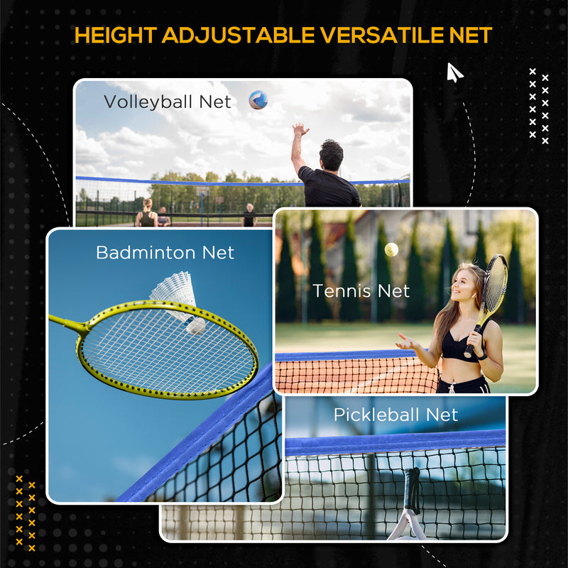 Blue 4 m badminton net – image 4