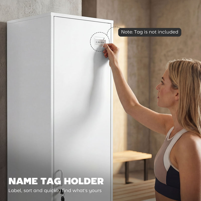 Lockable metal locker – image 7