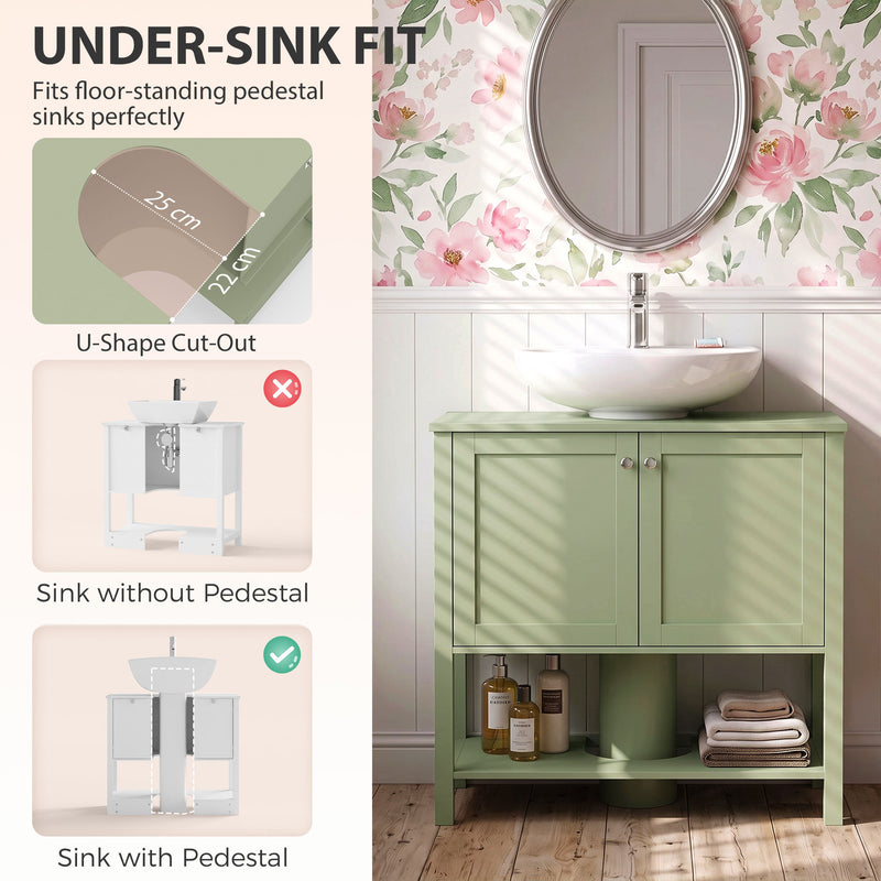 Green under sink cabinet – image 4