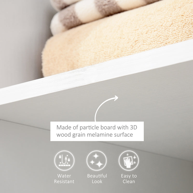 White open wardrobe on wheels – image 4