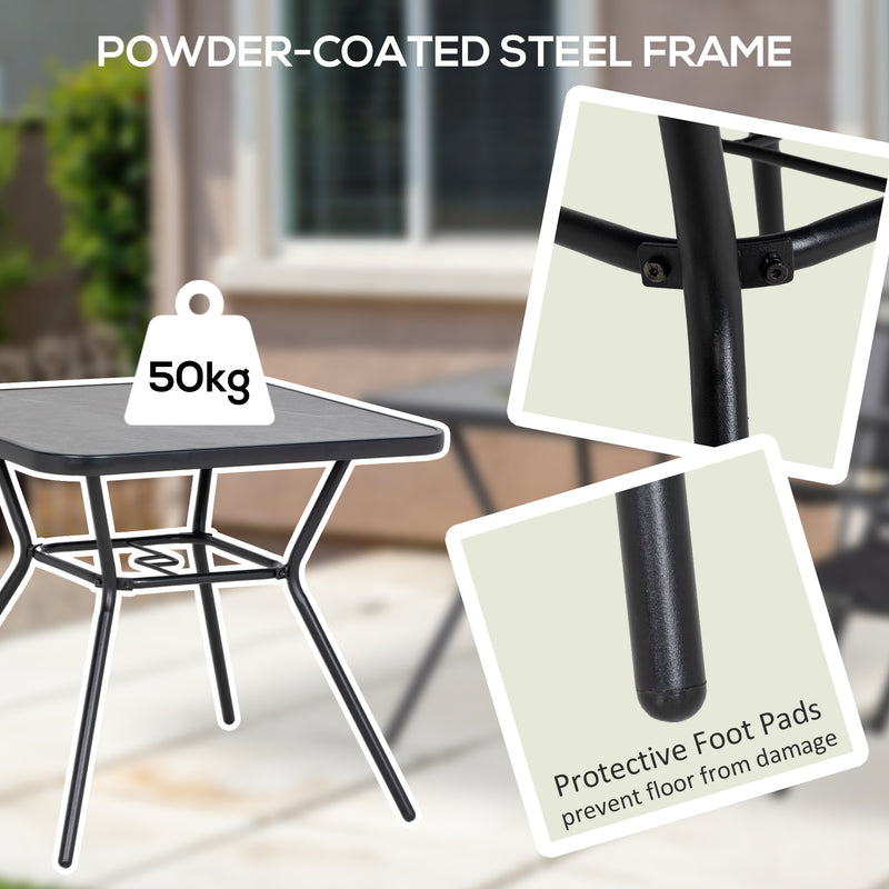 Marble-effect bistro table – image 6