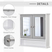 Grey mirror wall cabinet – image 7