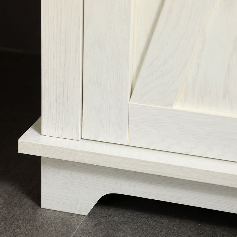 Tall bathroom cabinet with shelves – image 9