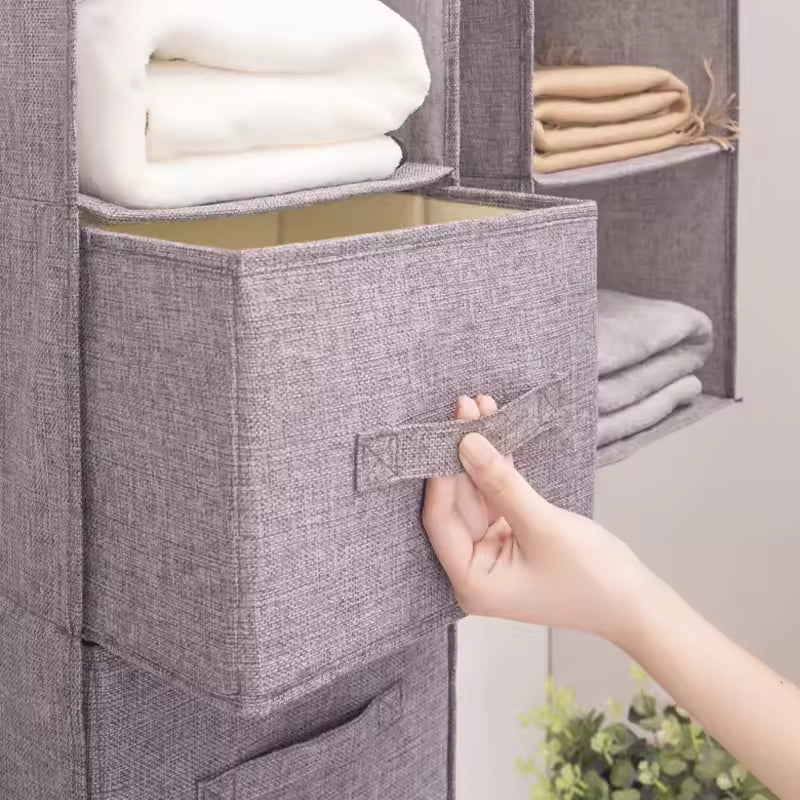 Hanging Storage Bag for Closet Organizer and Hangers