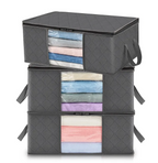 Large Capacity Clothing Storage Bags with Transparent Window