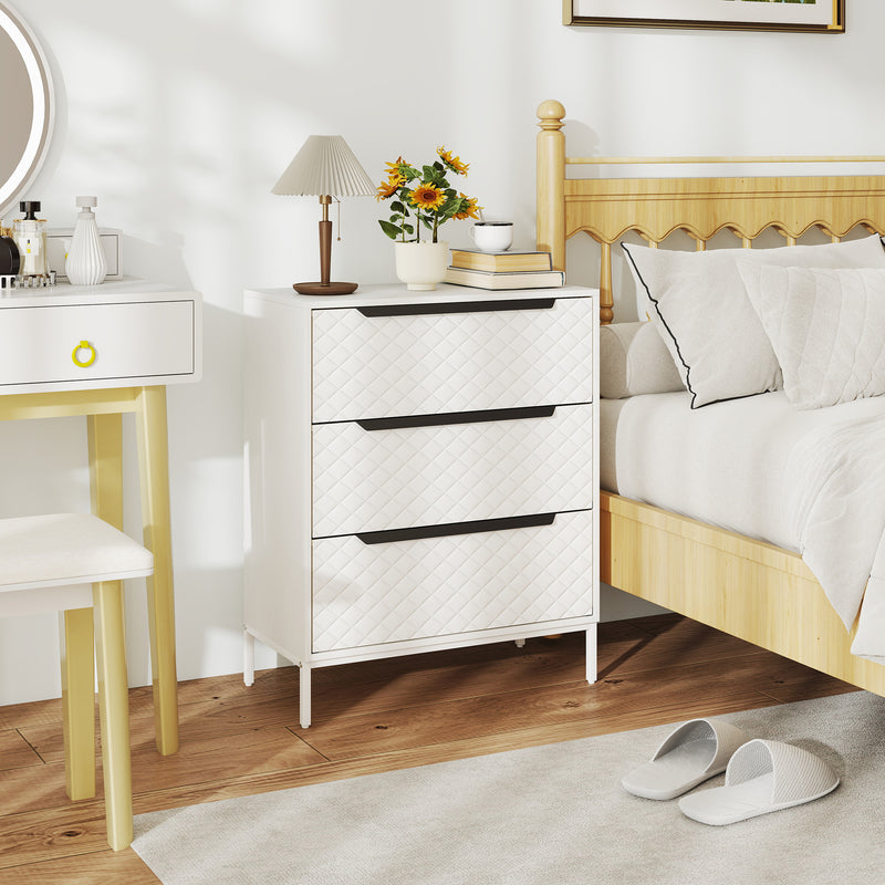 3-drawer fabric chest of drawers – image 9