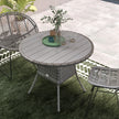 90 cm rattan garden dining table – image 8