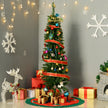 5ft green pencil slim Christmas tree – image 2