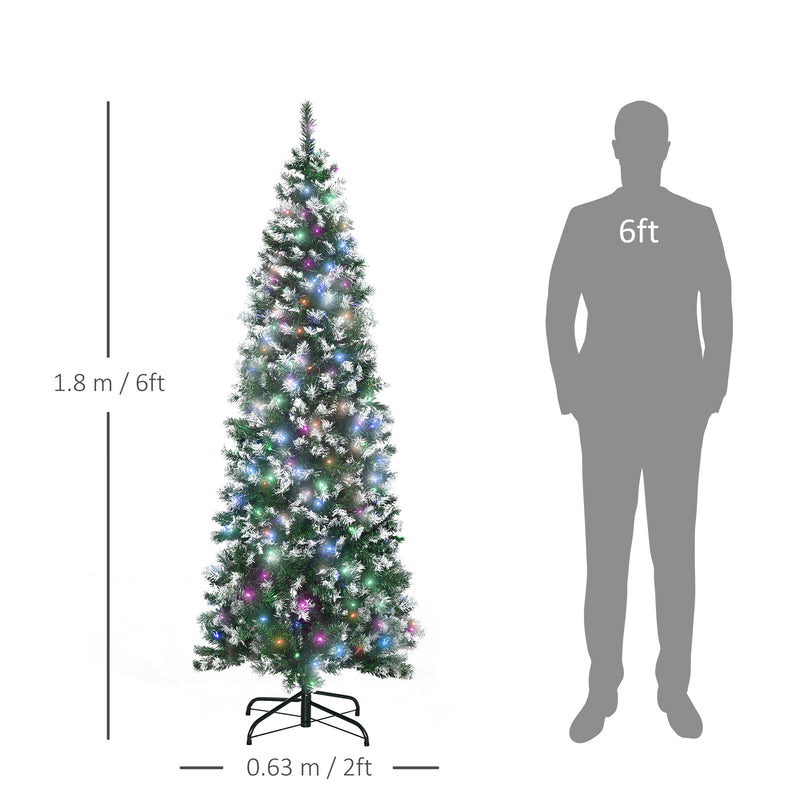 6ft pencil tree with multi-colour LEDs – image 3
