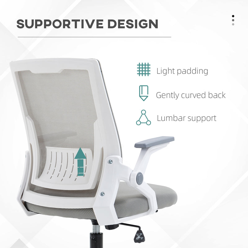 Grey mesh office chair – image 5