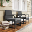 3-piece rattan bistro set – image 9