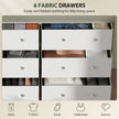Wide 6-drawer chest of drawers – image 4