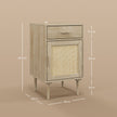 Boho rattan bedside table – image 8
