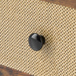 Industrial rattan bedside table – image 8