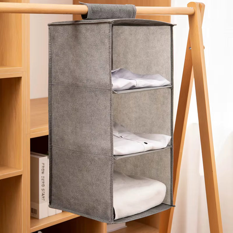 Hanging Storage Bag for Closet Organizer and Hangers