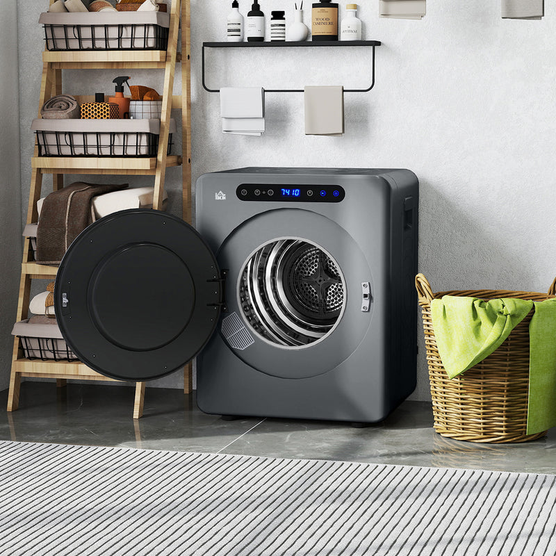 4 kg compact tumble dryer in grey – image 9