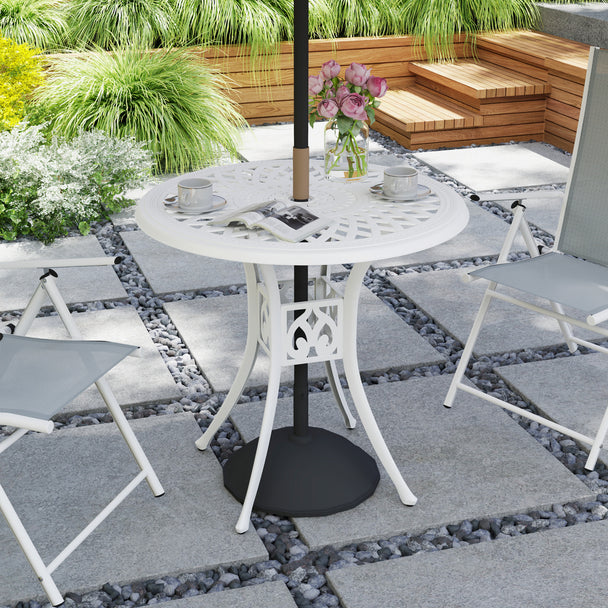 Cast aluminium bistro table – image 2