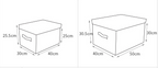 Washable and Foldable Fabric Storage Box