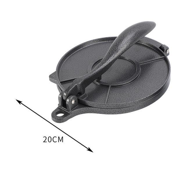 Manual Tortilla Press – Aluminium Alloy Flatbread & Wrap Maker, 16cm/20cm