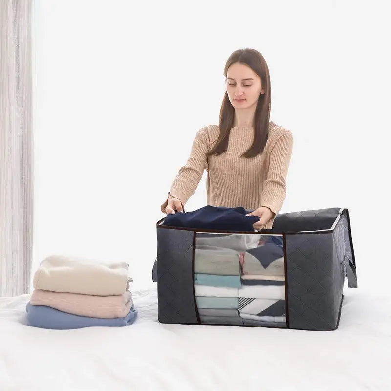 3pcs Quilt Dust Storage Bags for Home Organization