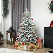 5ft snow-kissed flocked Christmas tree – image 2