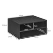 Black desktop printer stand – image 3