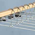10pcs Non-slip Metal Clothes Hangers with Clips